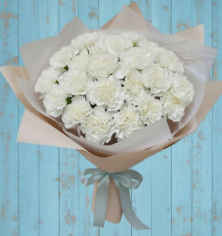 Букет цветов из: Гвоздики в Тутаеве