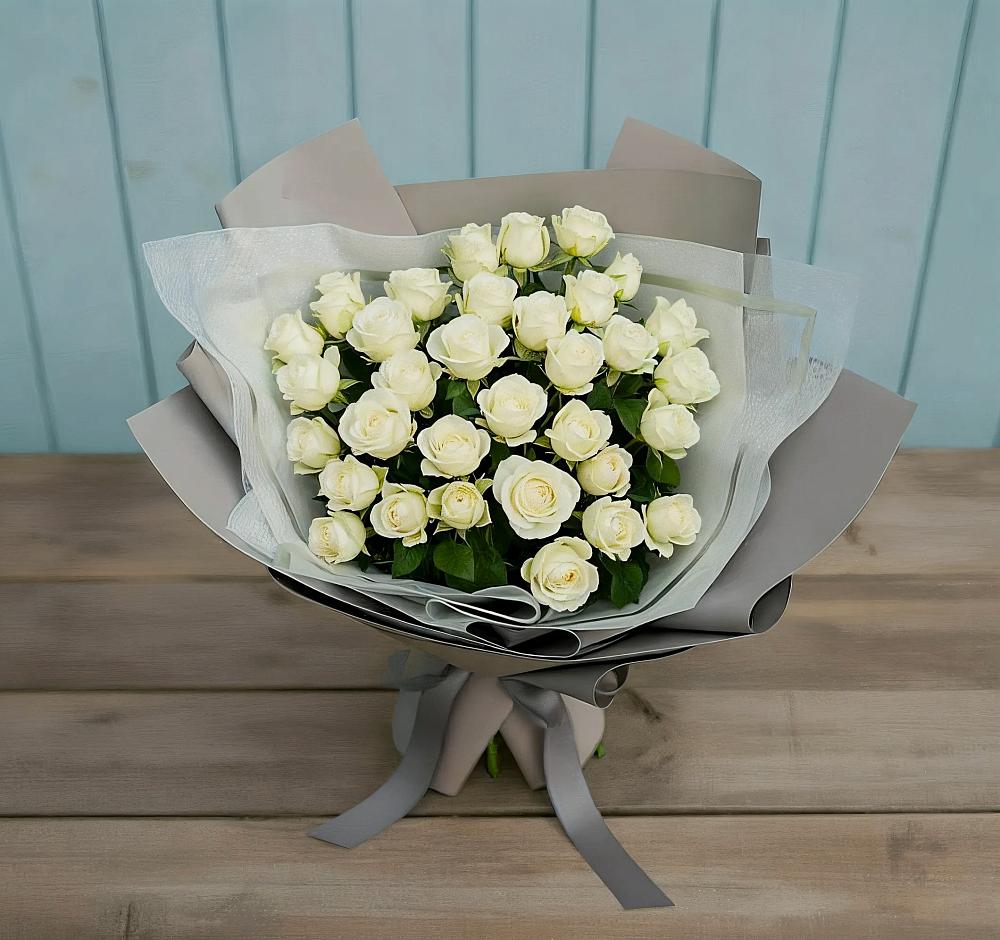 Букет Белоснежная нежность в Тутаеве