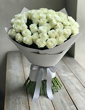Букет 35 Белых роз в Тутаеве