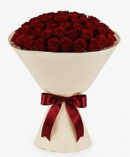 Букет 101 Бордовая роза Блэк Бакарра в Тутаеве