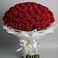 Букет 101 Красная роза Блэк Мэджик в Тутаеве