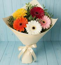 Букет цветов из:  Герберы в Тутаеве