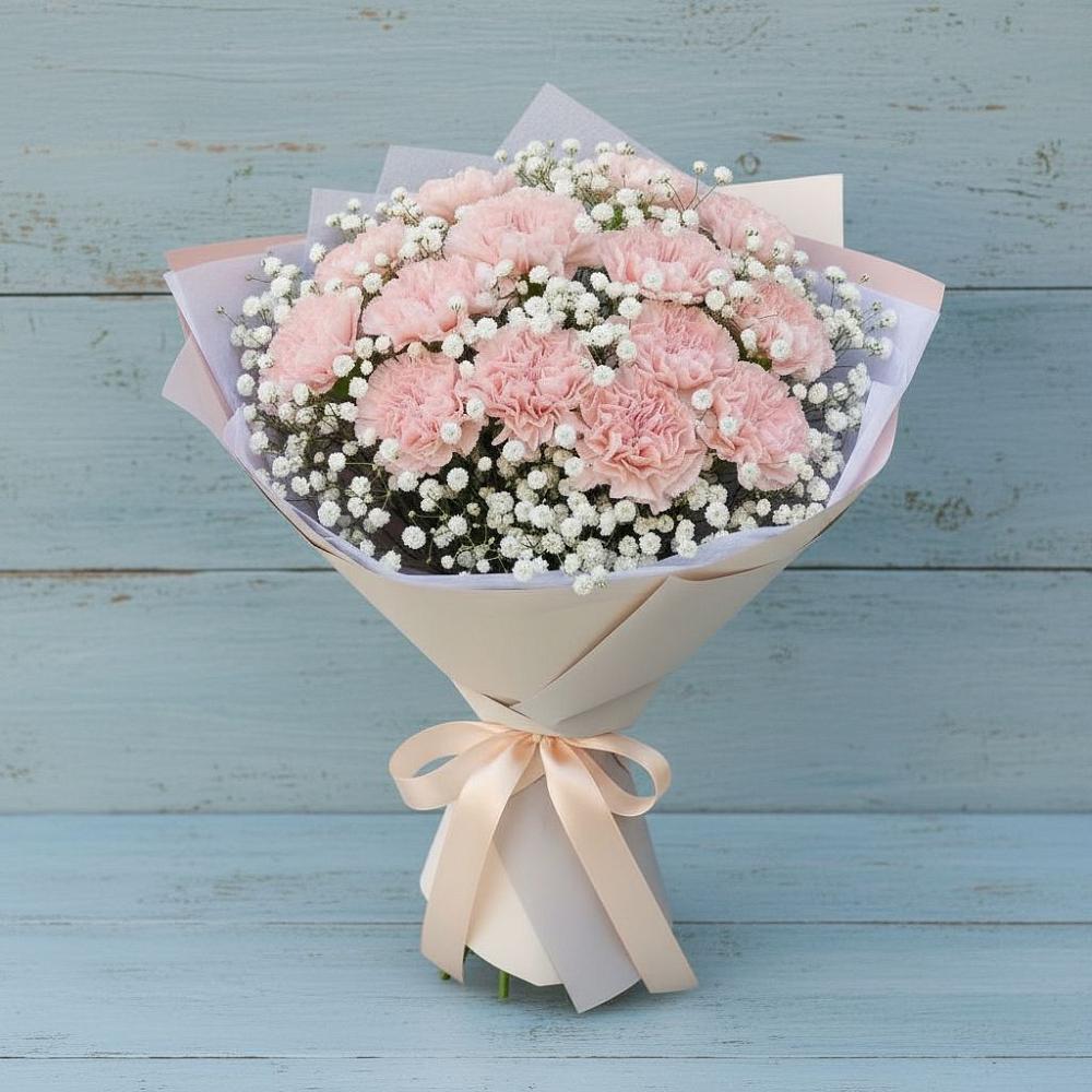 Букет цветов из: Гвоздики в Тутаеве