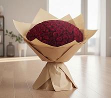 Букет 101 Красная роза в Тутаеве