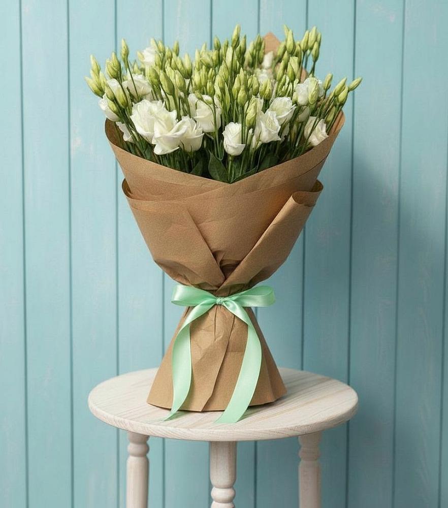 Букет цветов из: Лизиантусы в Тутаеве