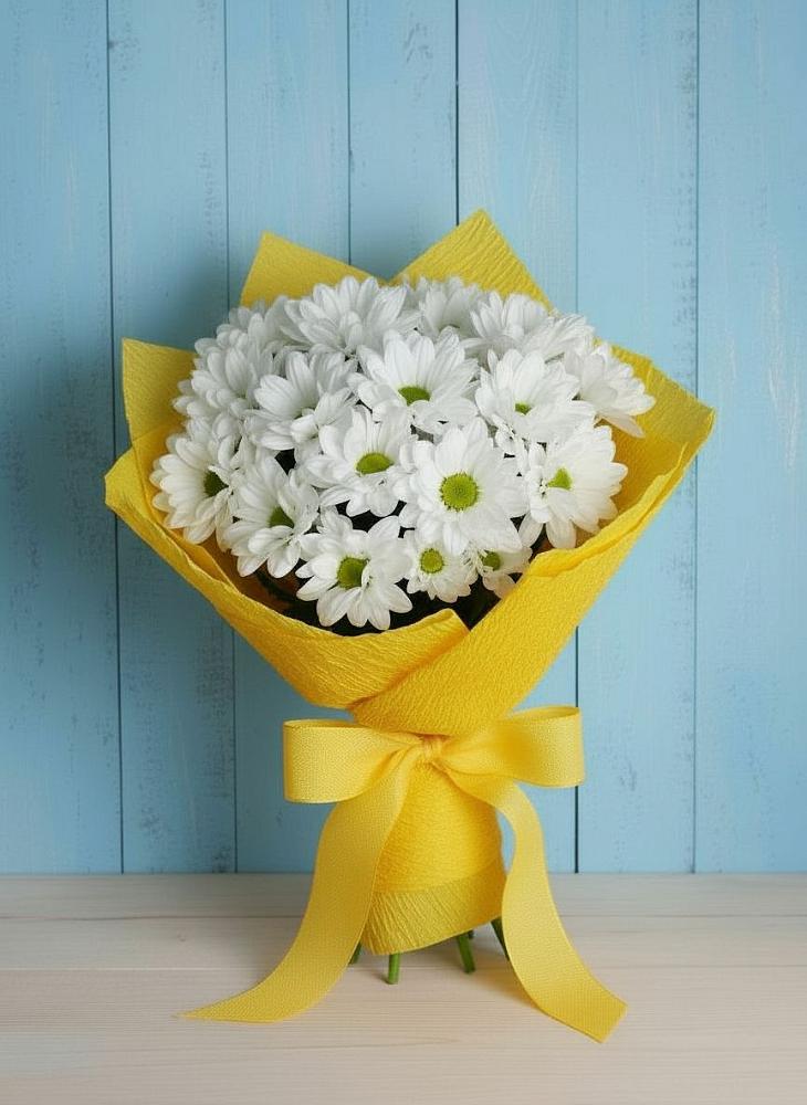 Букет цветов из: Хризантемы в Тутаеве