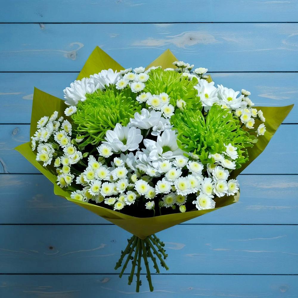 Букет цветов из: Хризантемы в Тутаеве