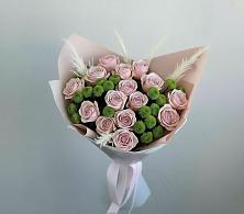 Букет цветов из:  Розы и Хризантемы в Тутаеве