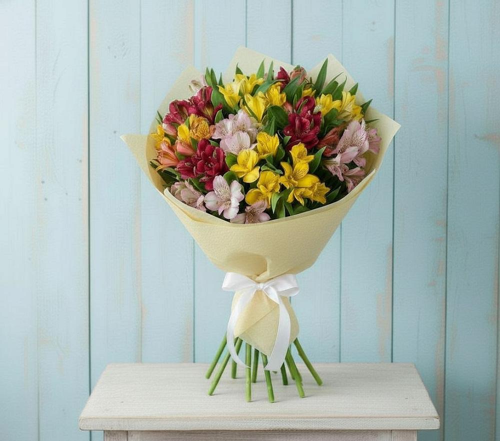 Букет цветов из: Альстромерии в Тутаеве