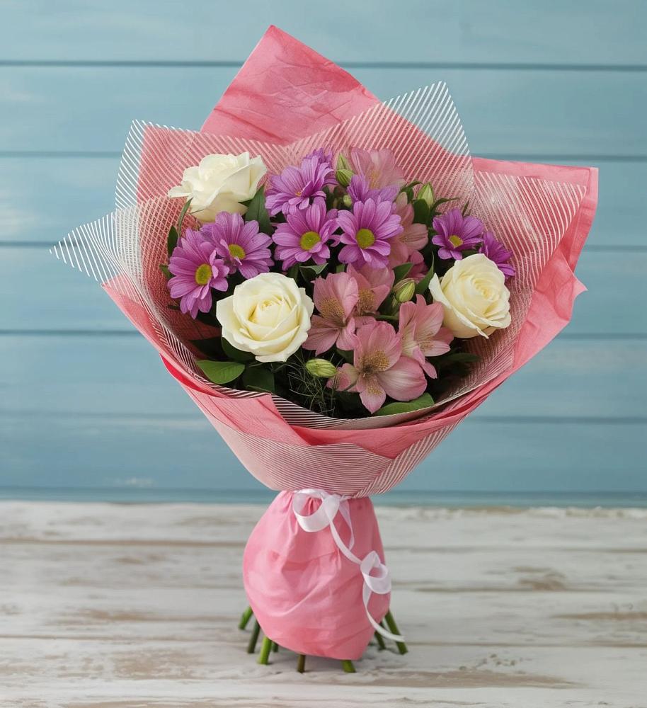 Букет цветов из: Герберы в Тутаеве