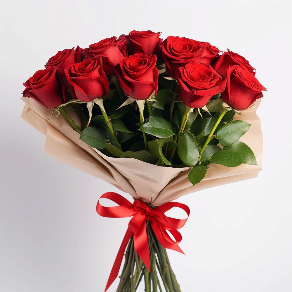 Букет 11 Красных роз Эдлесс Лав в Тутаеве